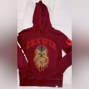 Gap Kids Boys Vintage Star Wars Chewie Hoodie Sweatshirt. Size XL (12)